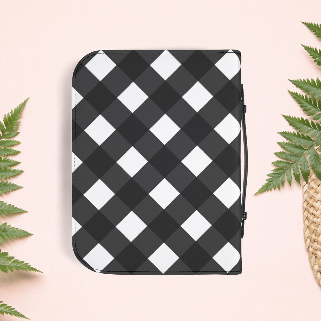 Black Gingham Book Cover