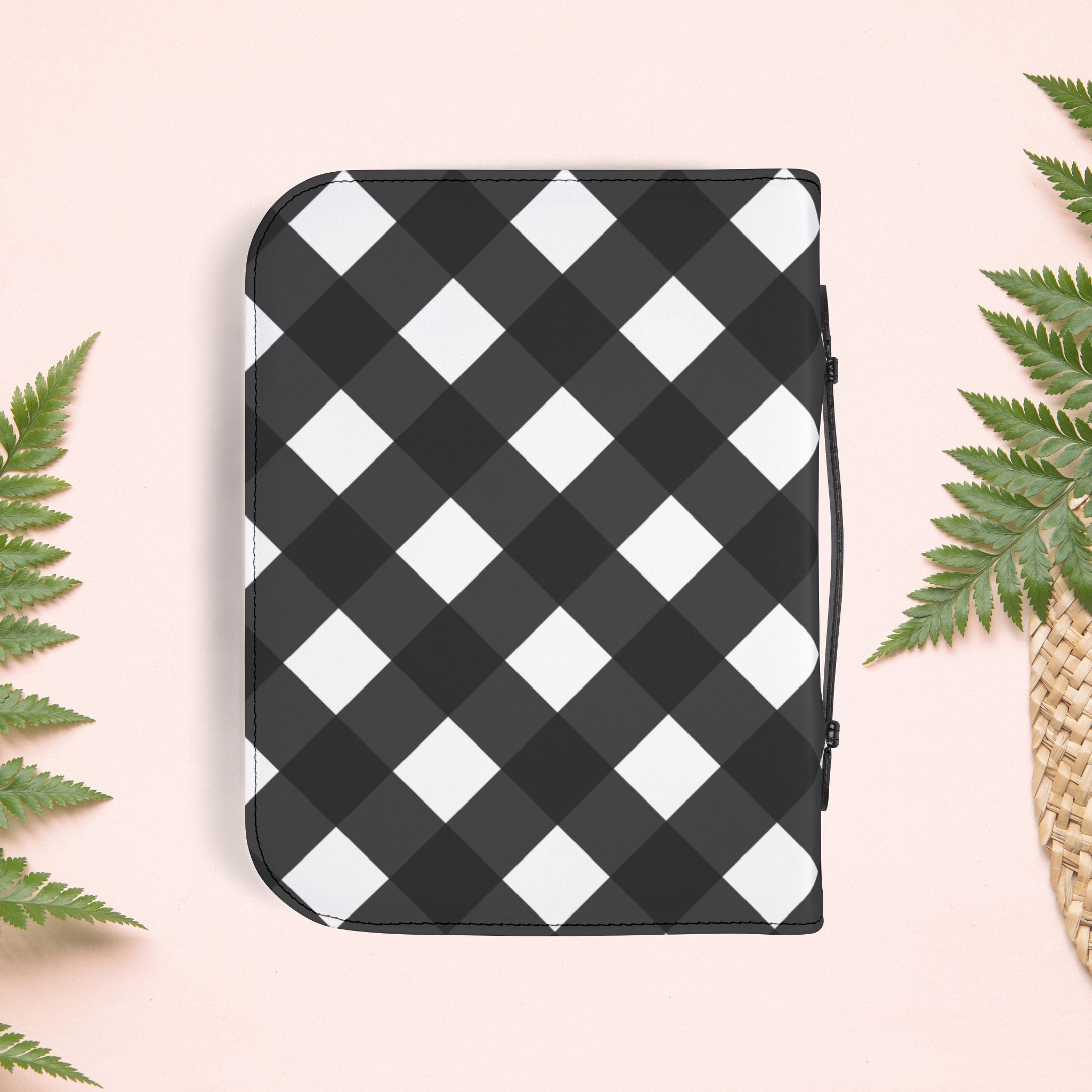 Black Gingham Book Cover