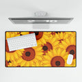 Blooming Sunflower Desk Mat - Pink Sweetheart