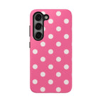 Pink Polka Dot Phone Case (Apple & Android)