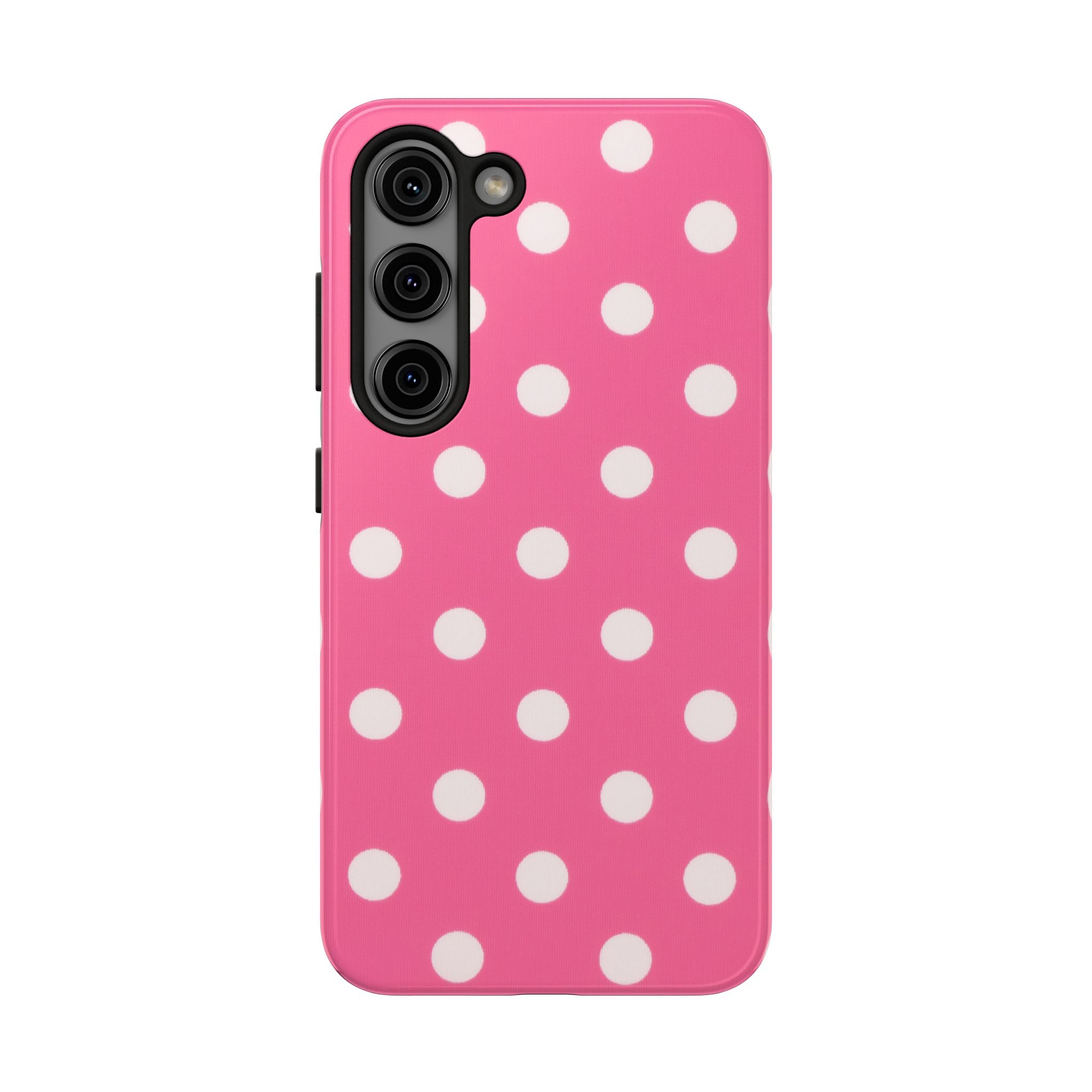 Pink Polka Dot Phone Case (Apple & Android)