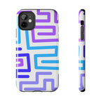 Abstract Neon Maze Phone Case (Apple & Android)