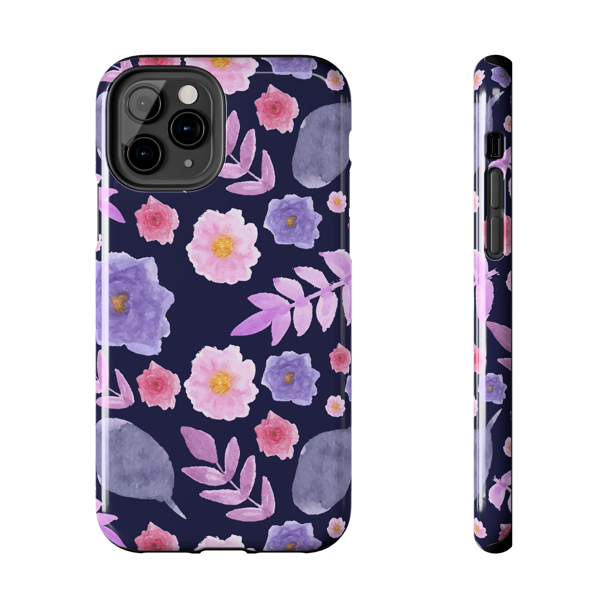 Purple Florals Phone Case (Apple & Android)