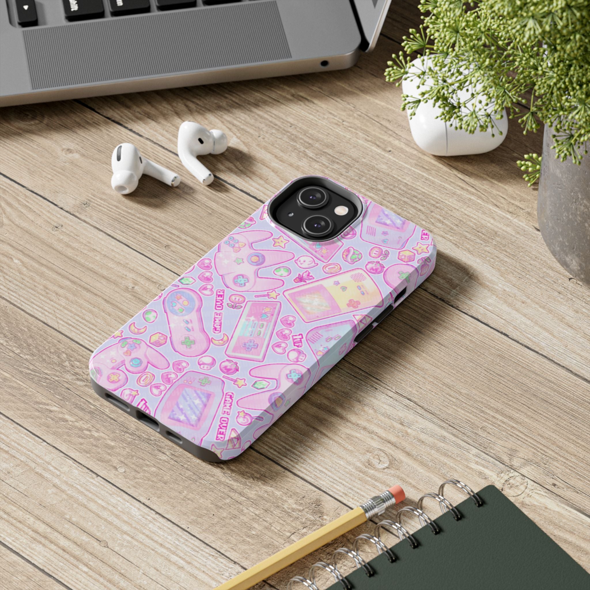 Pink Gamer Girl Phone Case (Apple & Android)