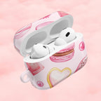 Pink Macaron Sweets Airpod Case