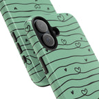 Scribble Love Hearts Phone Case (Apple & Android)