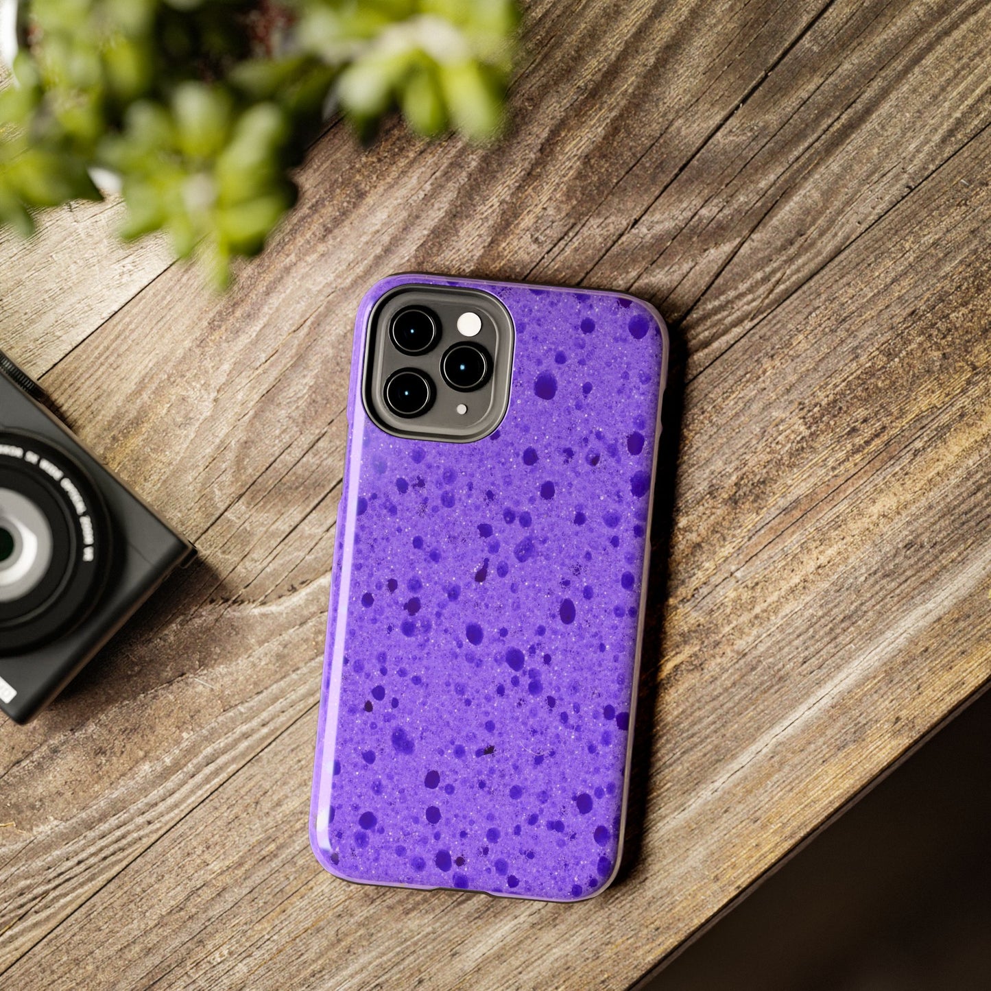 Purple Sponge Phone Case