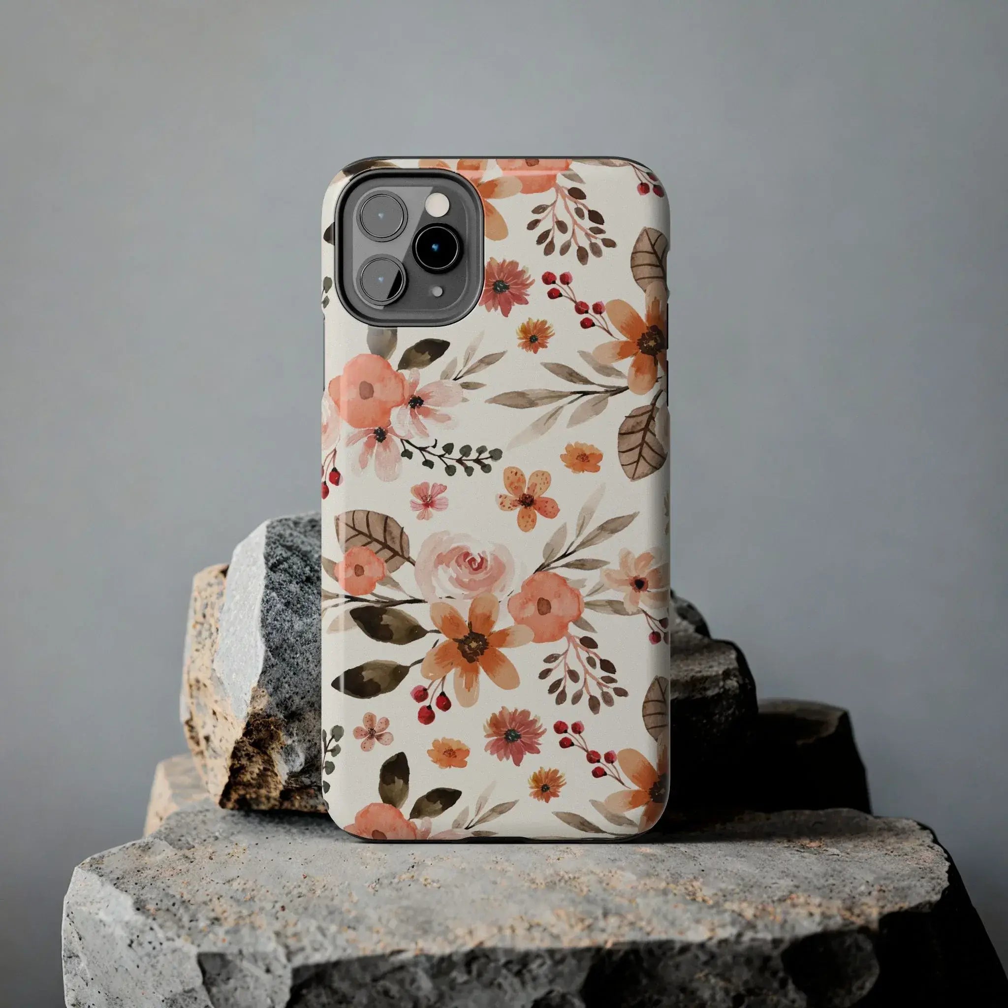 Timeless Vintage Florals Phone Case (Apple & Android) - Pink Sweetheart
