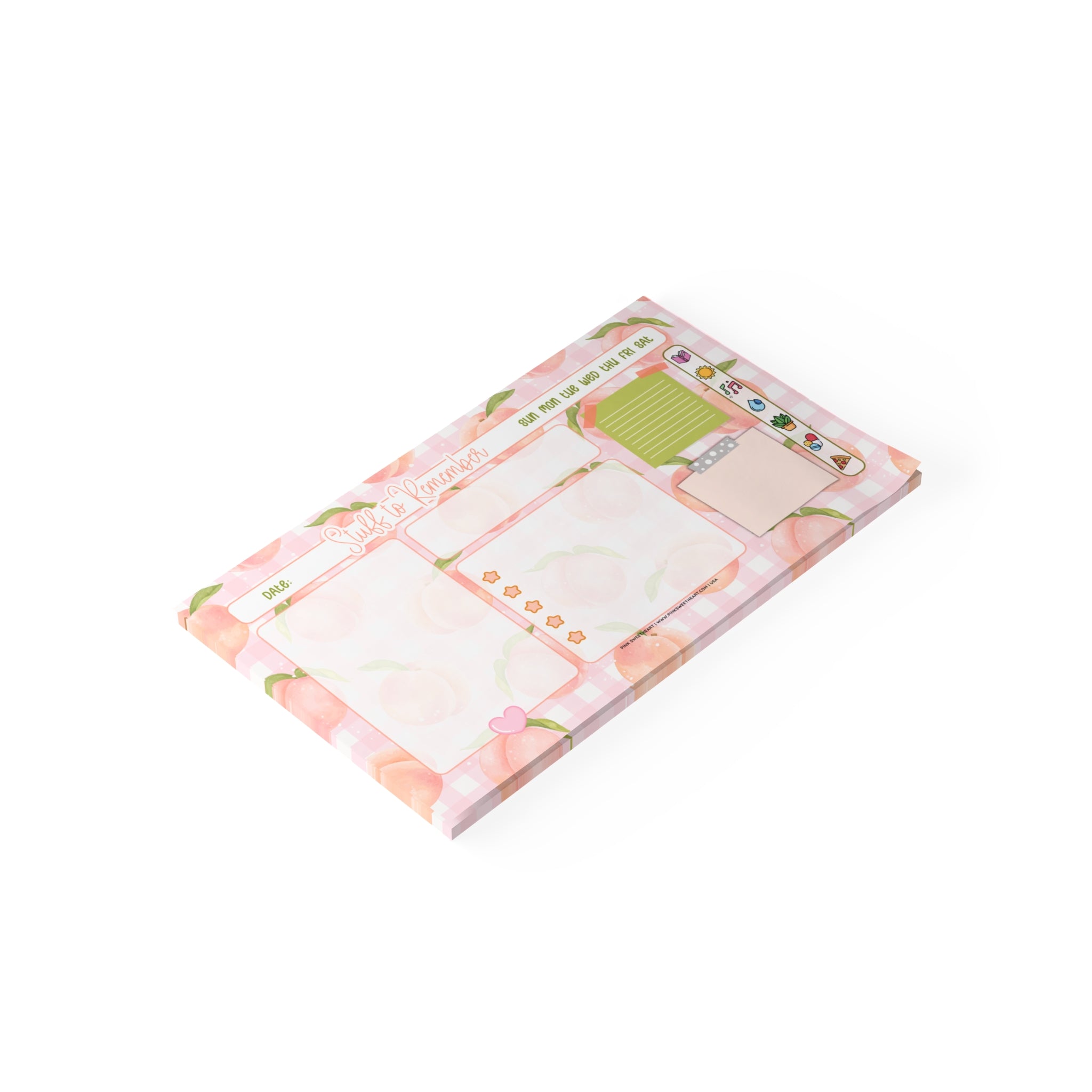 Sweet Southern Peach Sticky Note Pad
