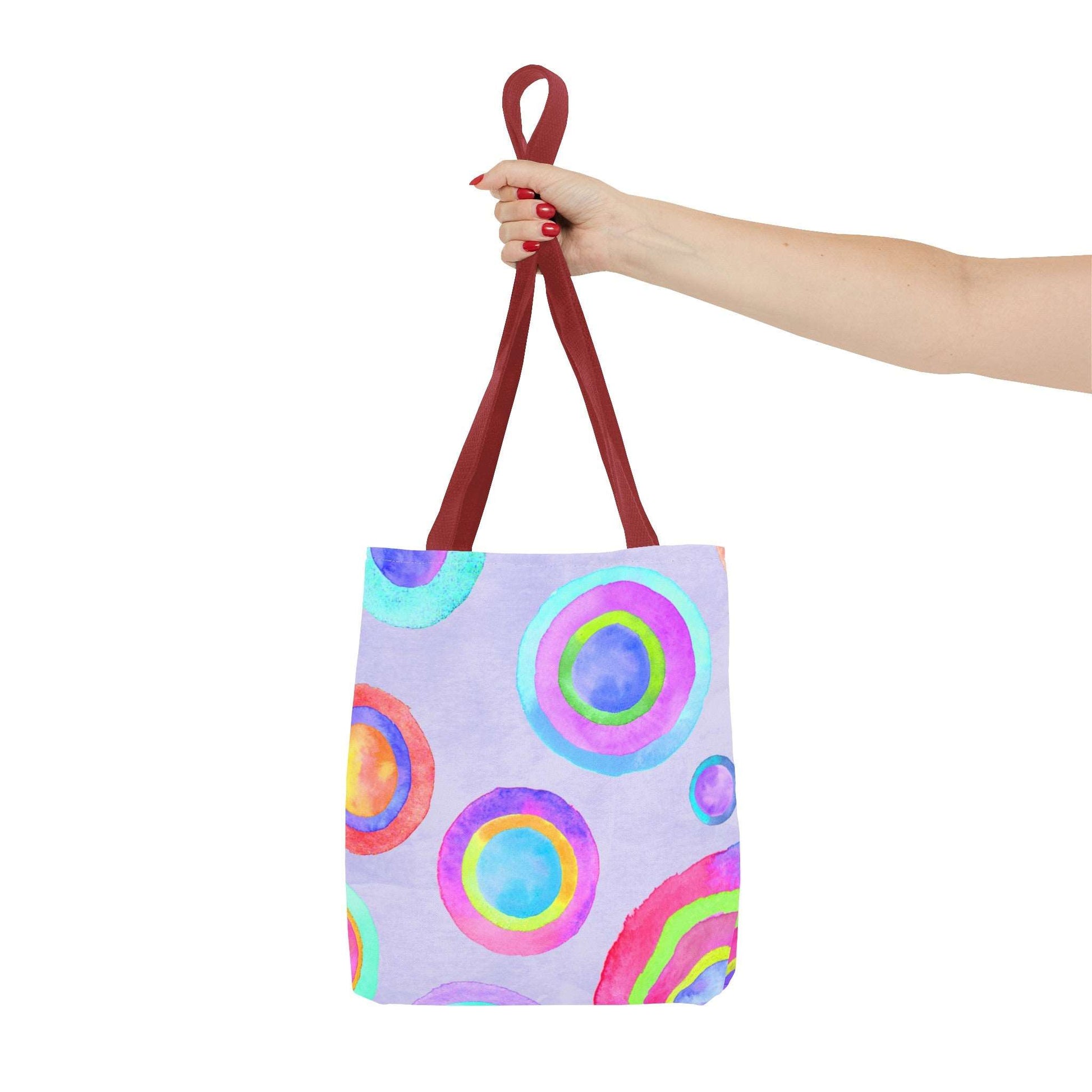 Abstract Painted Circles Tote Bag