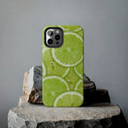 Green Citrus Lime Phone Case (Apple & Android) - Pink Sweetheart