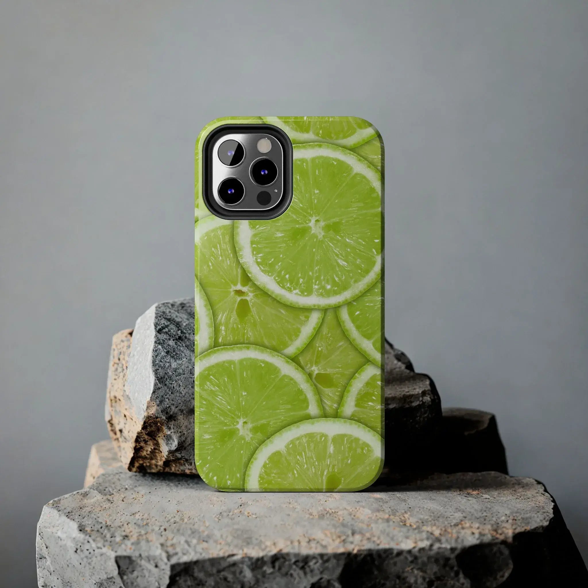 Green Citrus Lime Phone Case (Apple & Android) - Pink Sweetheart