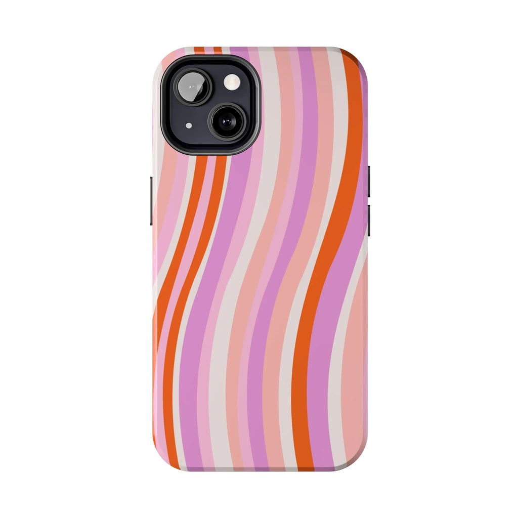 Wave Nostalgia Phone Case (Apple & Android) - Pink Sweetheart