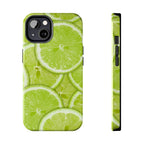 Green Citrus Lime Phone Case (Apple & Android) - Pink Sweetheart