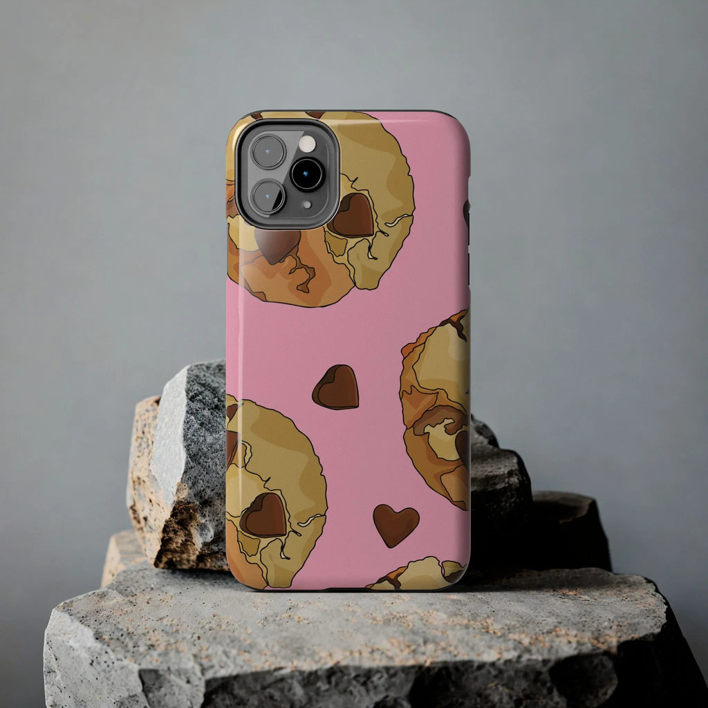 Chocolate Chip Cookies Phone Case (Apple & Android) - Pink Sweetheart