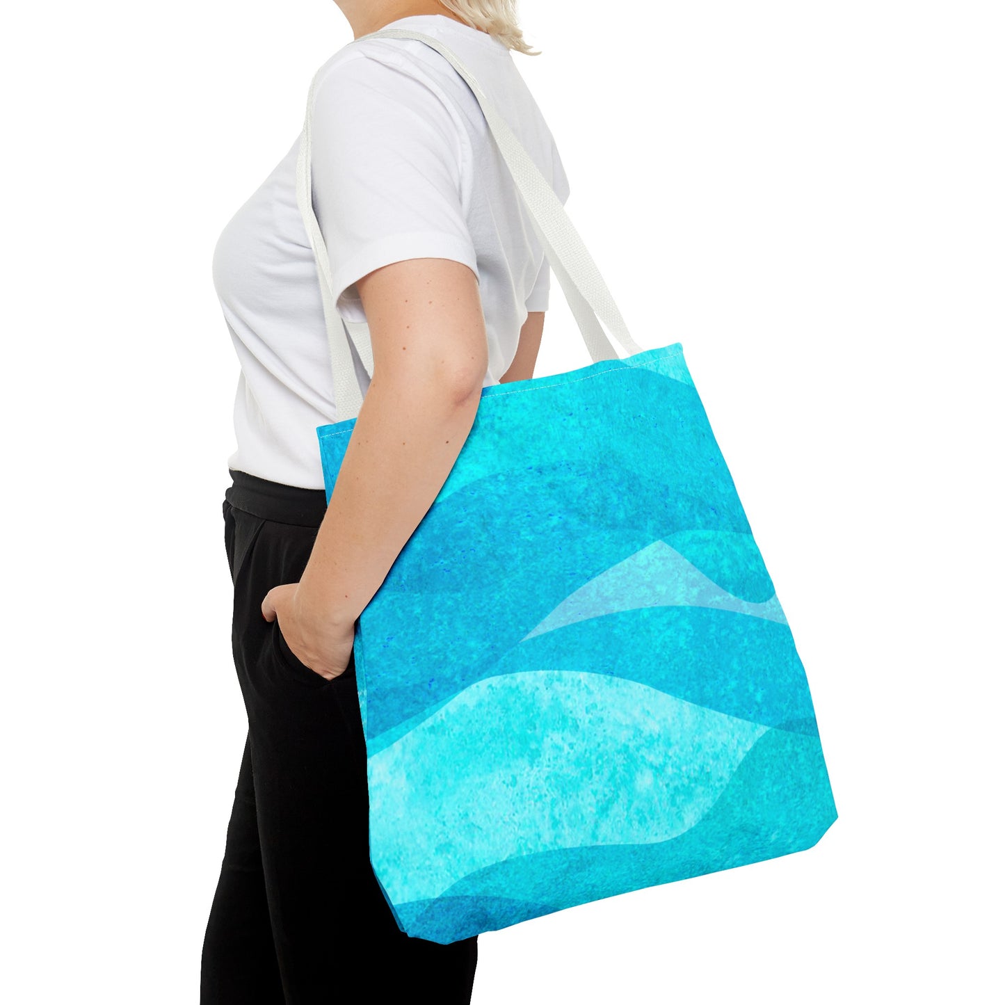 Blue Waves Tote Bag