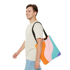 Groovy Psychedelic Splash Tote Bag
