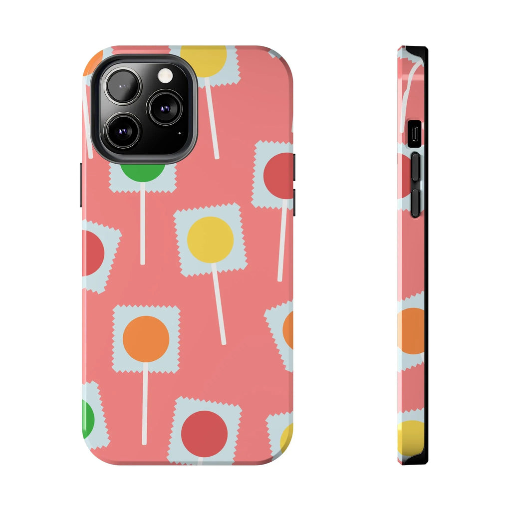 Lollipop Candy Phone Case (Apple & Android) - Pink Sweetheart