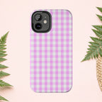Pink Gingham Phone Case (Apple & Android) - Pink Sweetheart