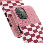 Geometric Kimono Tough Phone Case (Apple & Android) - Pink Sweetheart