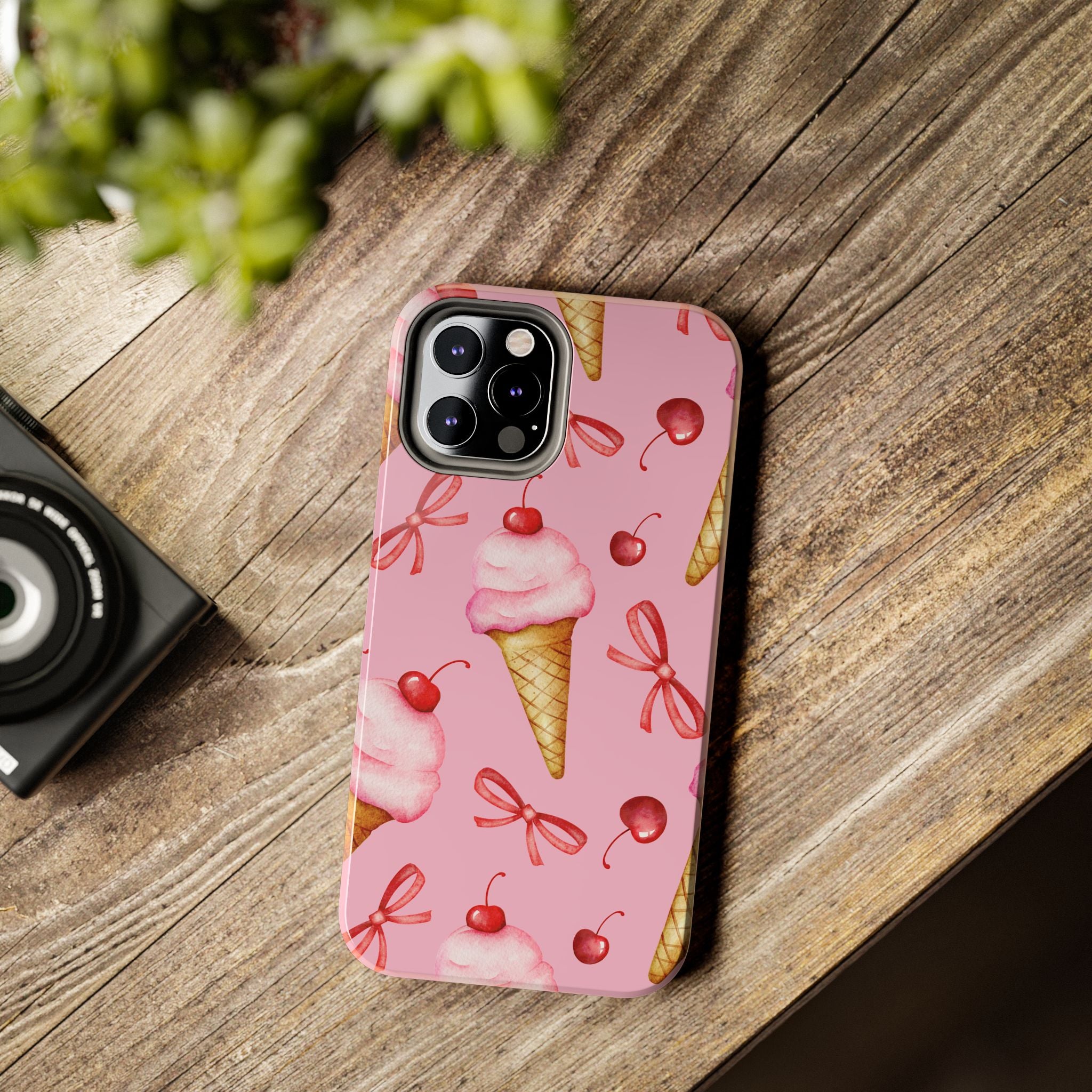 Cherry on Top Ice Cream Phone Case (Apple & Android)