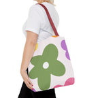 Retro Floral Tote Bag
