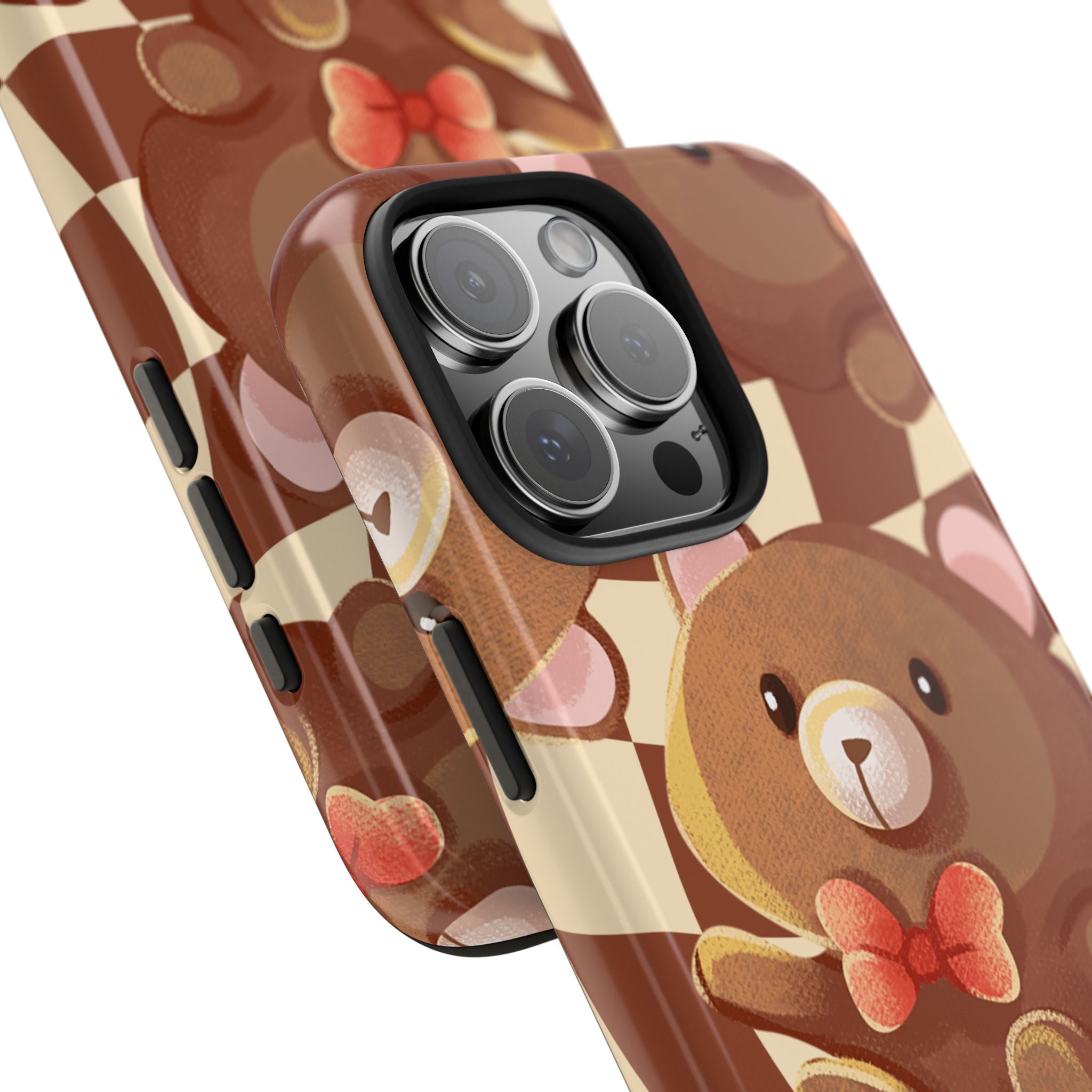 Retro Brown Bear Phone Case (Apple & Android)