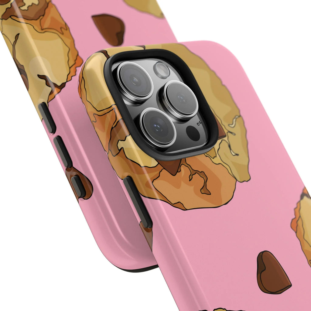 Chocolate Chip Cookies Phone Case (Apple & Android) - Pink Sweetheart