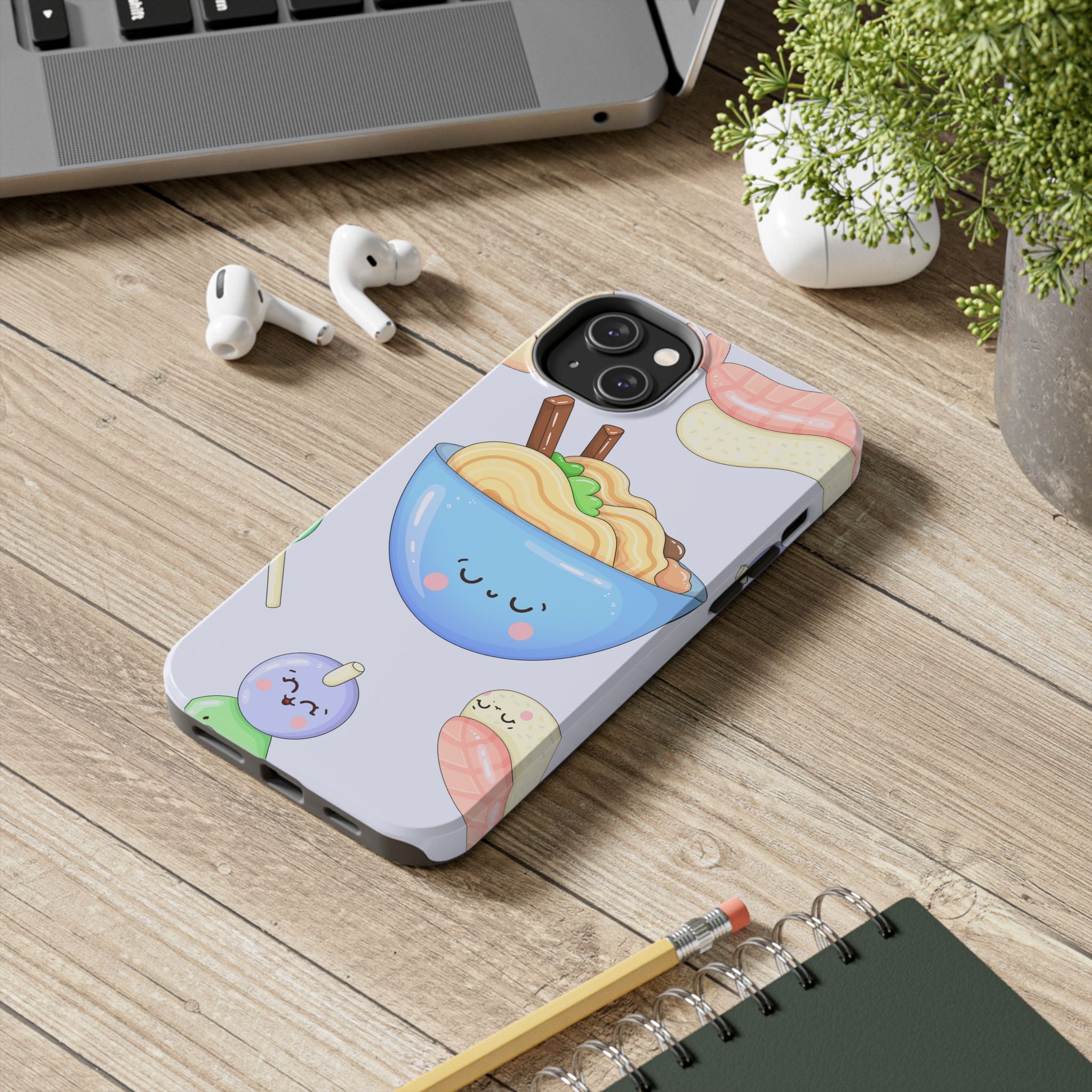 Kawaii Anime Snacks Phone Case (Apple & Android)