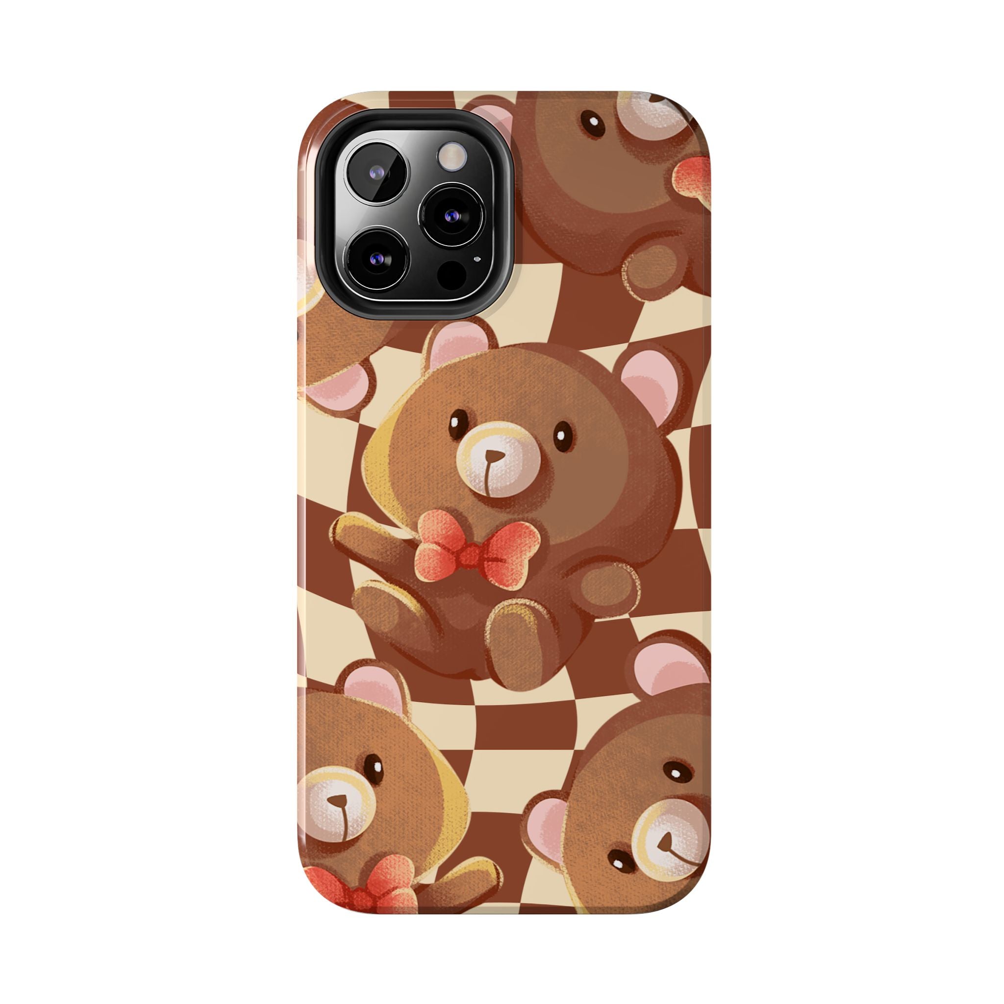 Retro Brown Bear Phone Case (Apple & Android)
