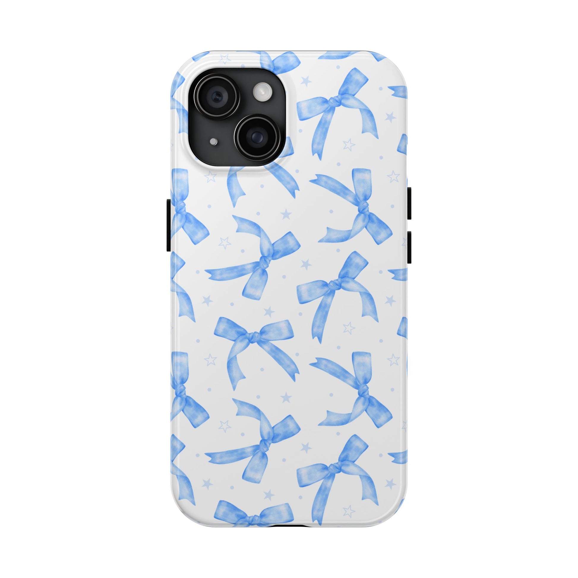 Lacey Baby Blue Ribbons Phone Case (Apple & Android)