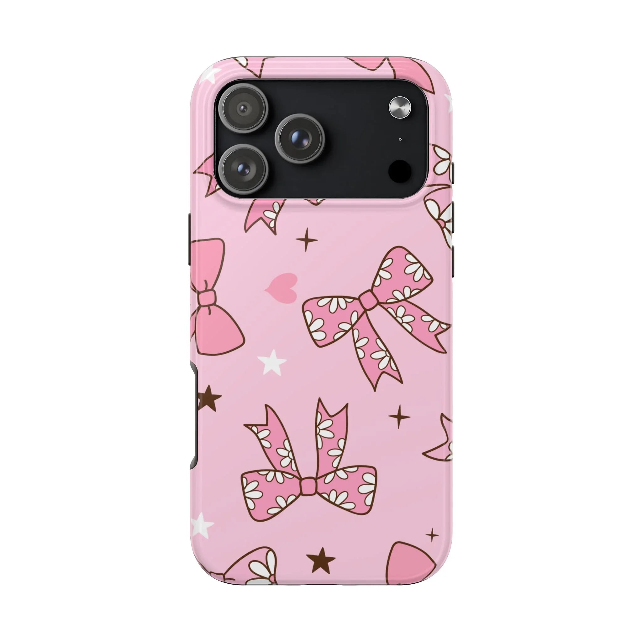 Pretty Pink Bows Phone Case (Apple & Android) - Pink Sweetheart