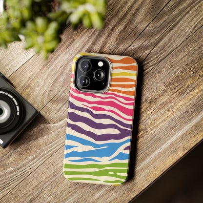 Rainbow Zebra Phone Case