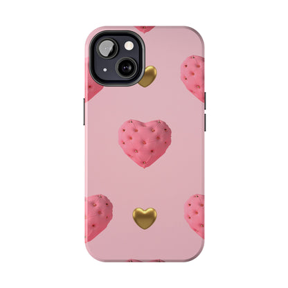 Heart of Gold Pink Phone Case