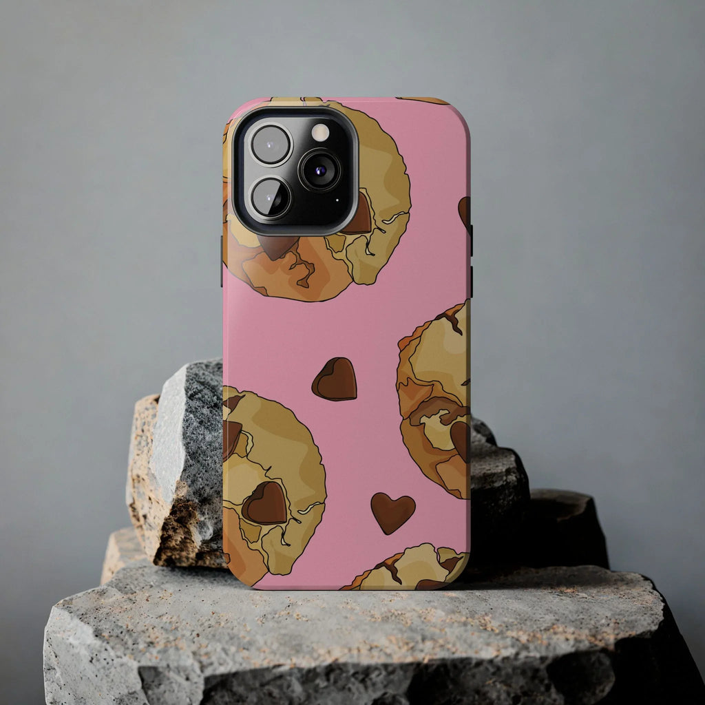 Chocolate Chip Cookies Phone Case (Apple & Android) - Pink Sweetheart