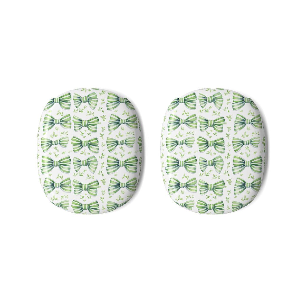 Stylish Green Bows AirPods Max Shell Case