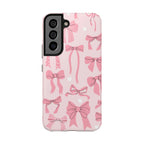 Pink Bow Ribbons Phone Case (Apple & Android) - Pink Sweetheart