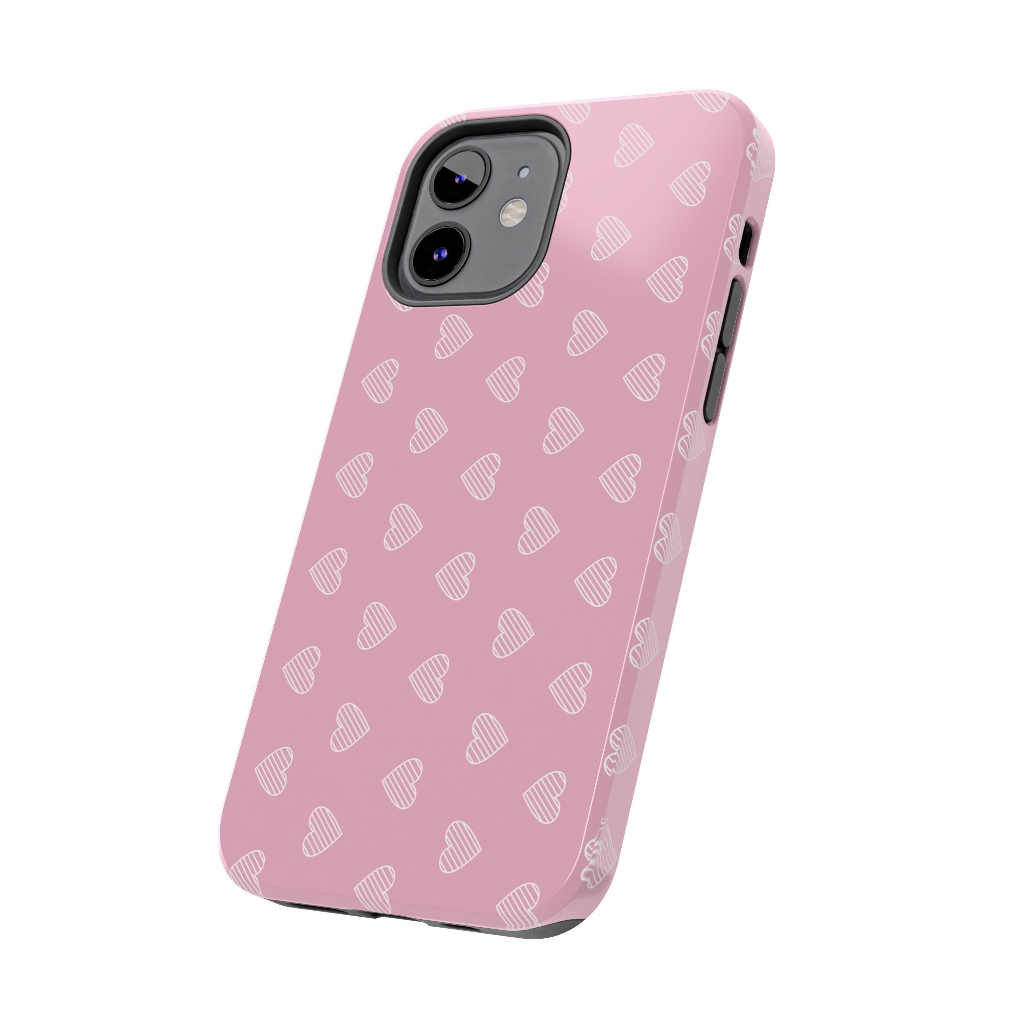 Infinite Pink Hearts Phone Case (Apple & Android)