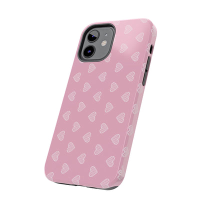 Infinite Pink Hearts Phone Case