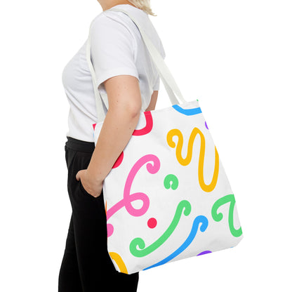 Colorful Doodles Tote Bag