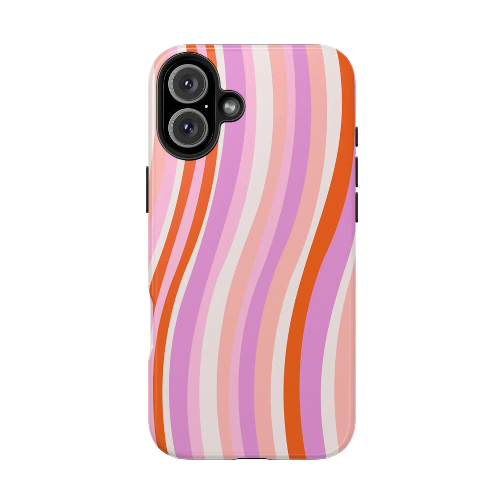 Wave Nostalgia Phone Case (Apple & Android) - Pink Sweetheart