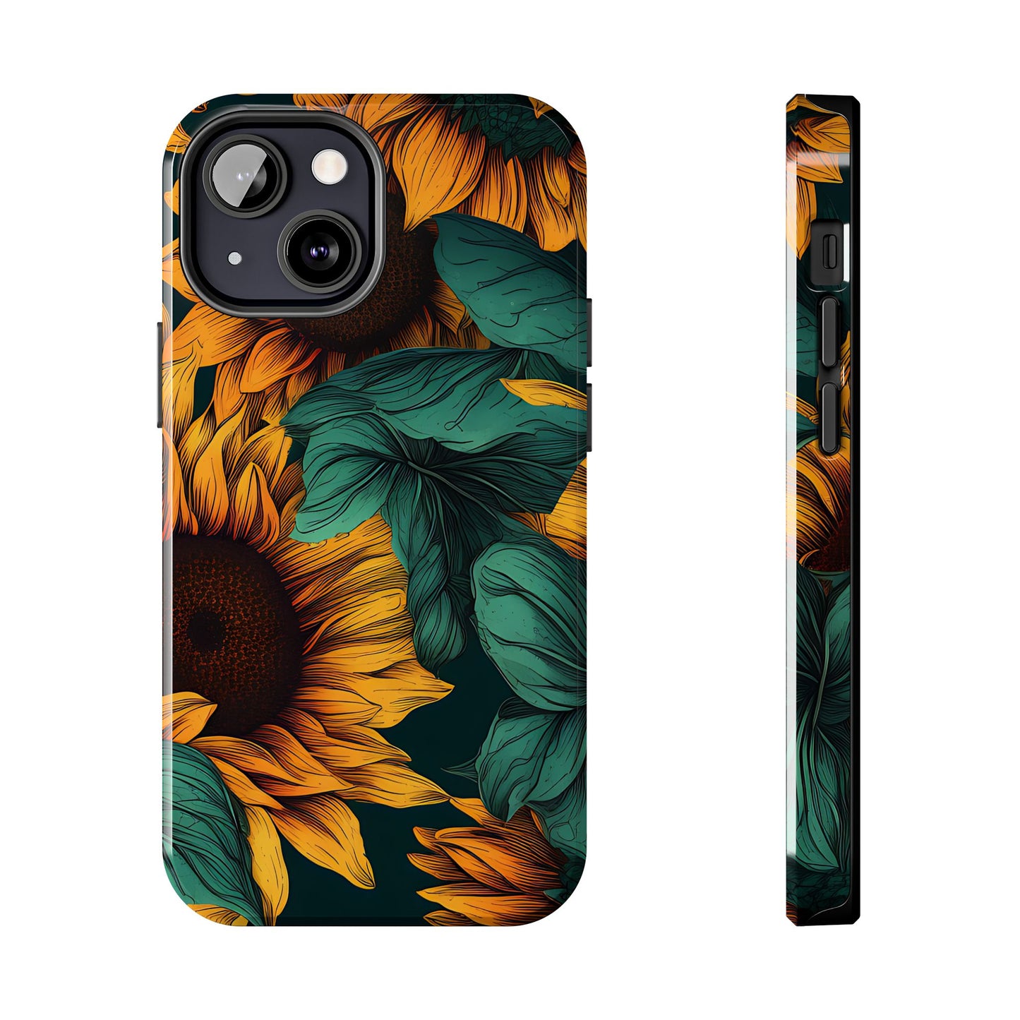 Dark Sunflower Phone Case