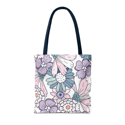 Vintage Floral Bloom Tote Bag