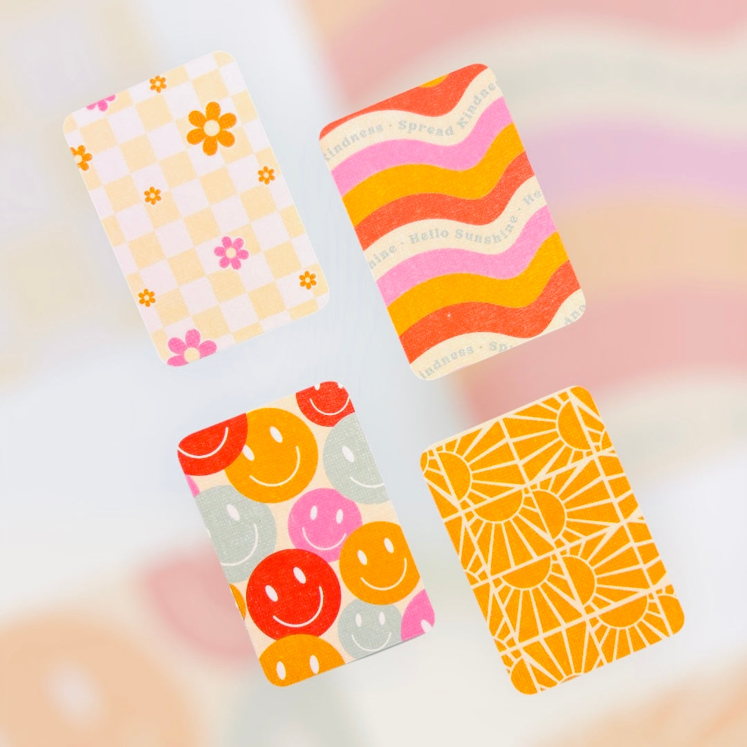 Decorative Wallet Cards 4pcs