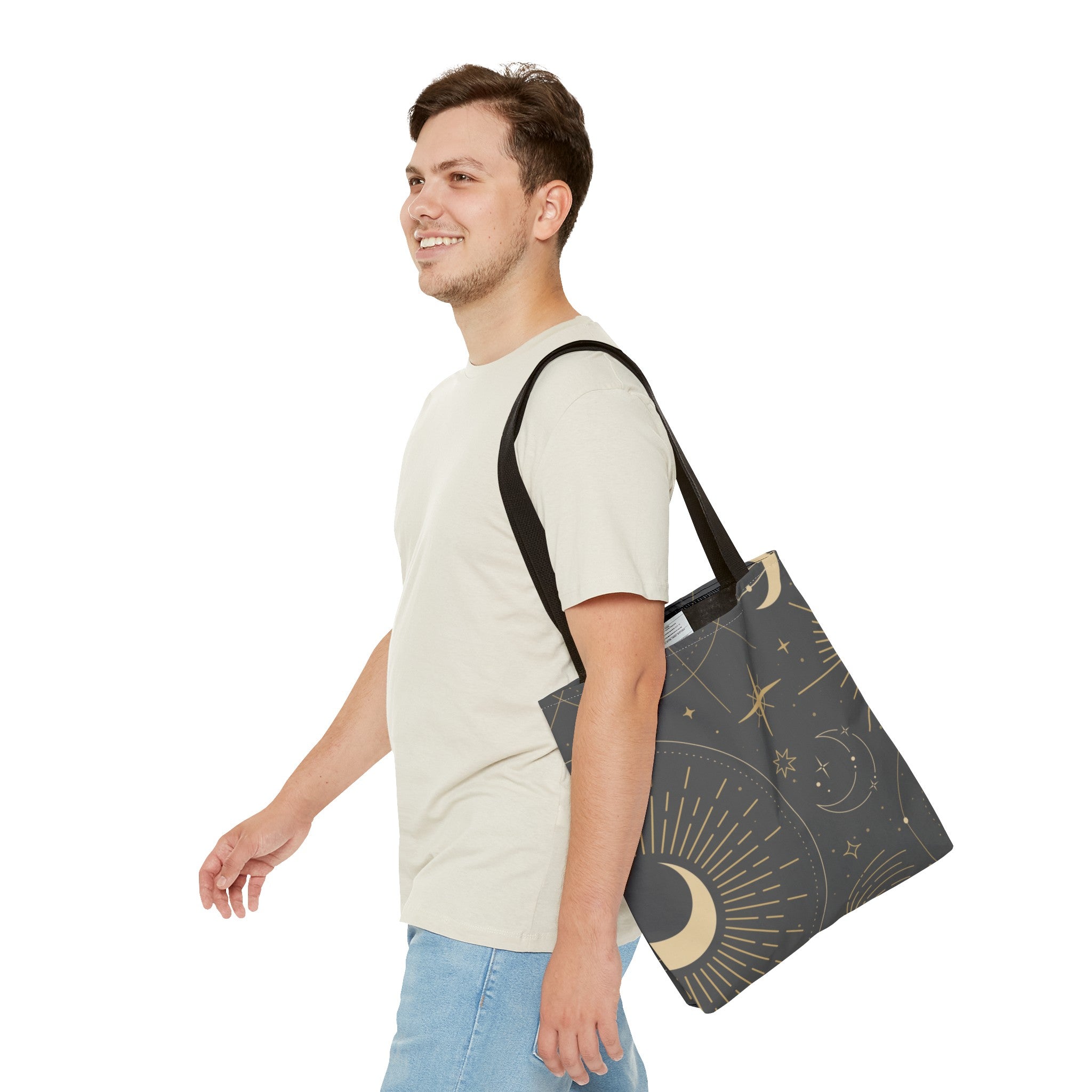 Sun & Moon Abstract Tote Bag