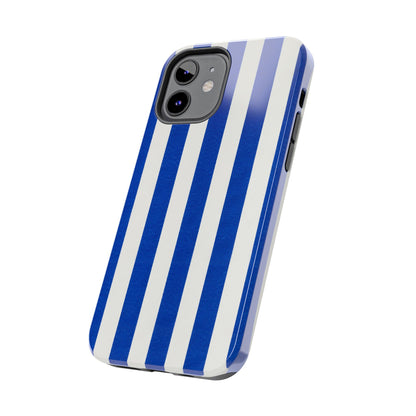 Blue & White Stripes Phone Case