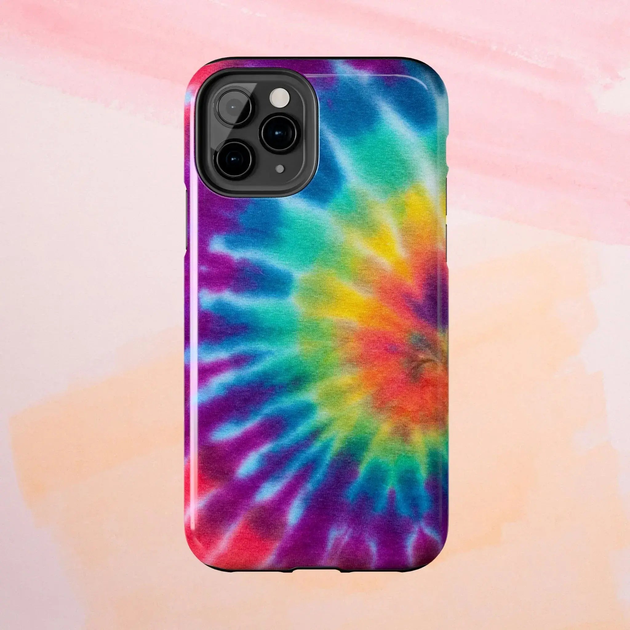 Groovy Tie Dye Phone Case (Apple & Android) - Pink Sweetheart