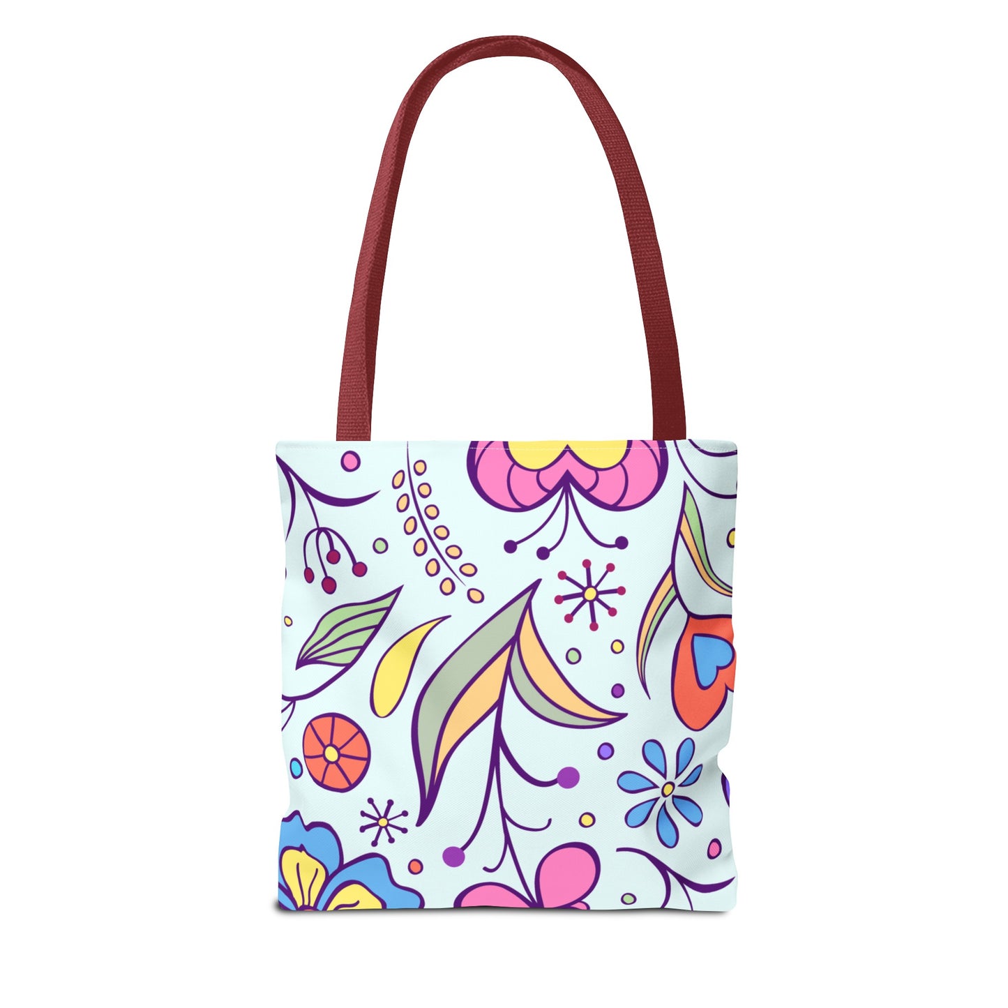 Tranquil Floral Botanicals Tote Bag