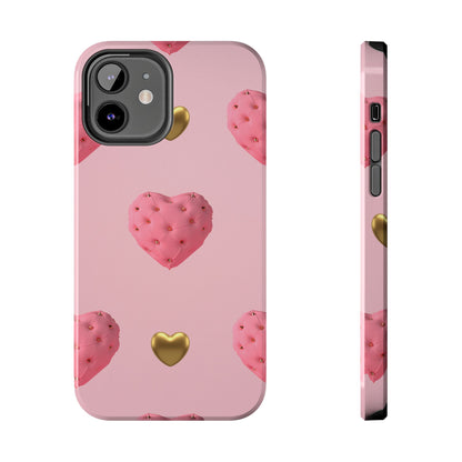 Heart of Gold Pink Phone Case