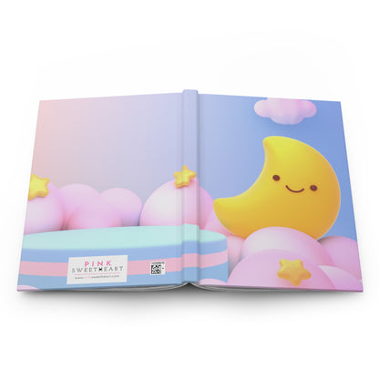 Sleepy Little Moon Hardcover Matte Journal